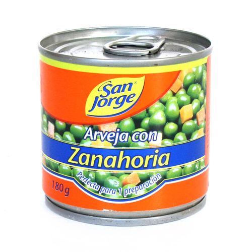 ARVEJA CON ZANAHORIA SAN JORGE  x 180GR