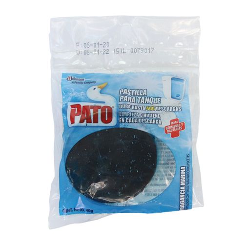 PASTA TANQUE AZUL BLISTER PATO  x 40GR