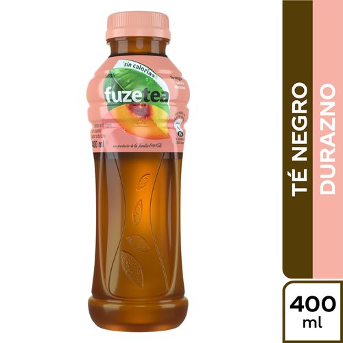 FUZE TEA TE NEGRO DURAZNO PET  x 400ML
