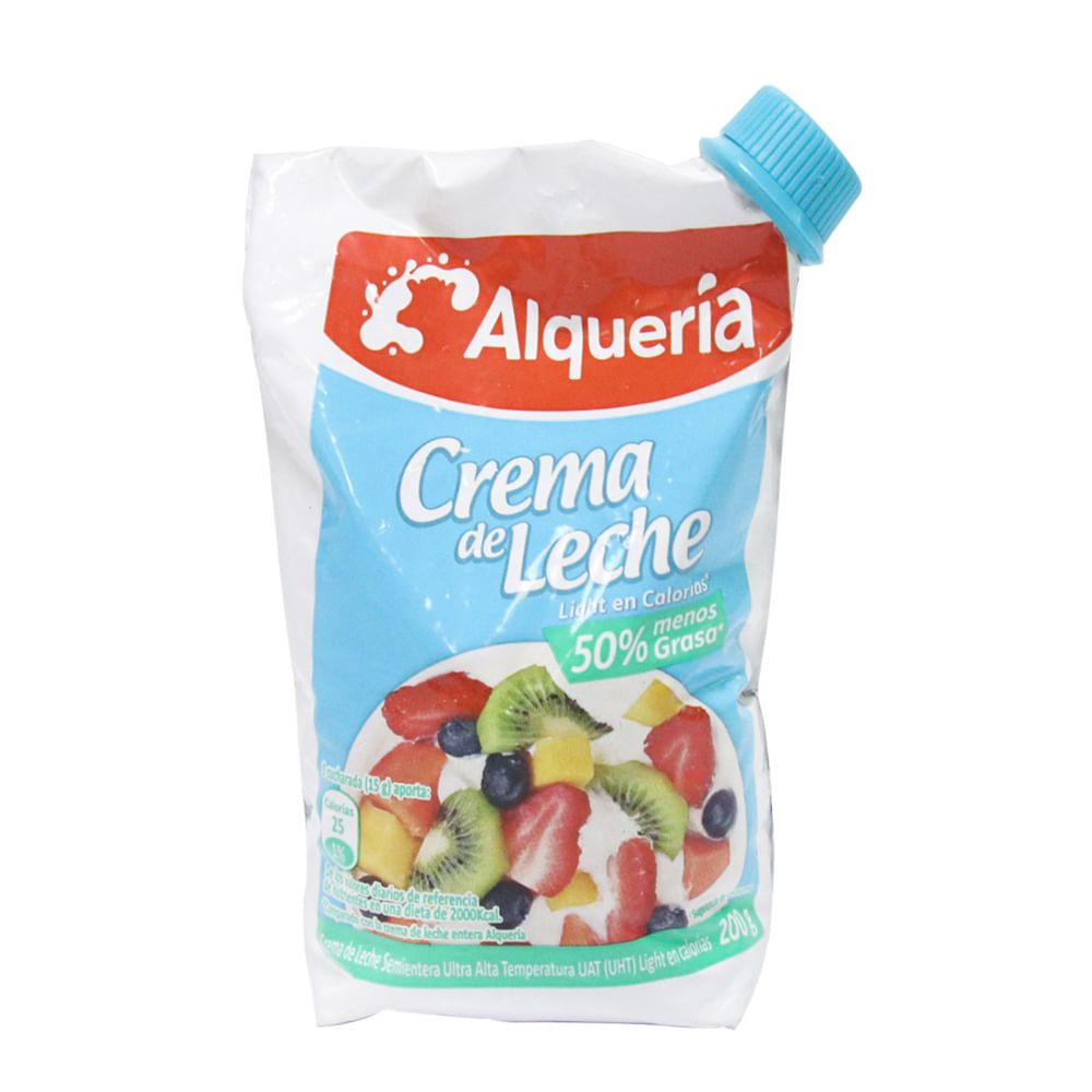 Crema de leche bolsa Alqueria 900ml - Tiendas Jumbo