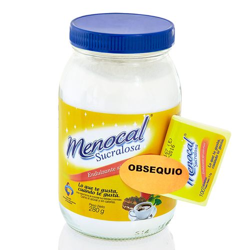 MENOCAL SUCRALOSA POLV*280GR+DISPEN*100G