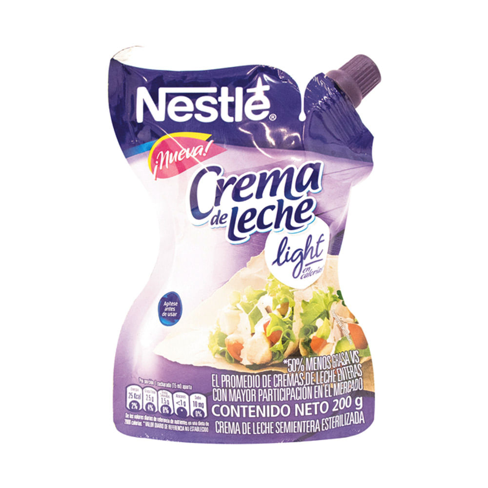 CREMA DE LECHE LIGHT x 200GR NESTLE