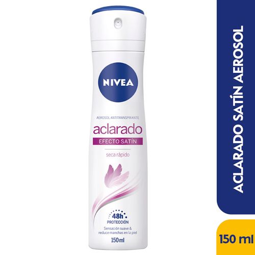 DEO ACLARADO EFFECTO SATIN NIVEA *150ML