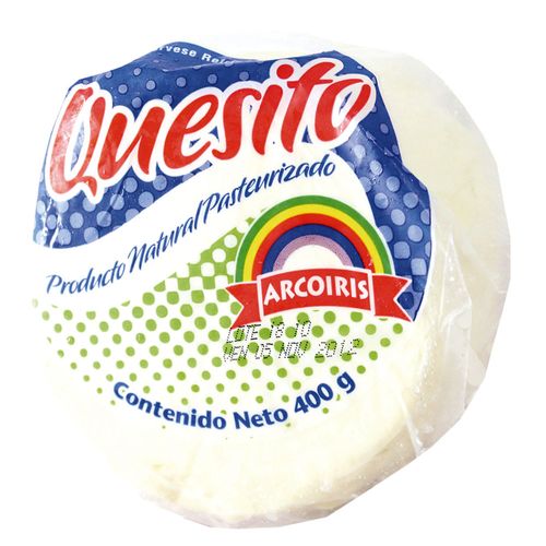 QUESITO REDONDO  x 400GR ARCO IRIS