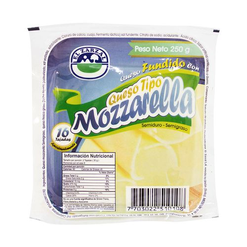 QUESO MOZZARELA  x 250 EL ZARZAL