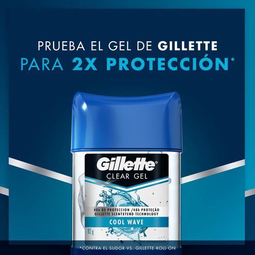 DEO CLEAR GEL  GILLETE X3 x 82GR