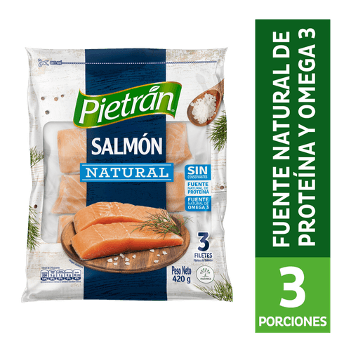SALMON NATURAL PIETRAN * 420GR