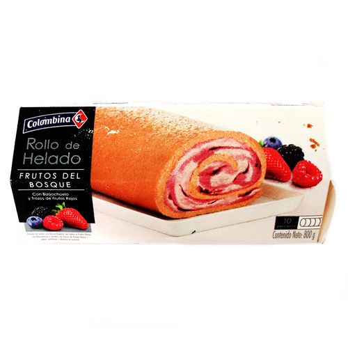 ROLLO FRUTOS ROJOS COLOMBINA x 800GR