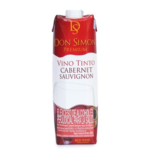 VINO TTO TETRA CABER SAUV D SIMON*1000ML