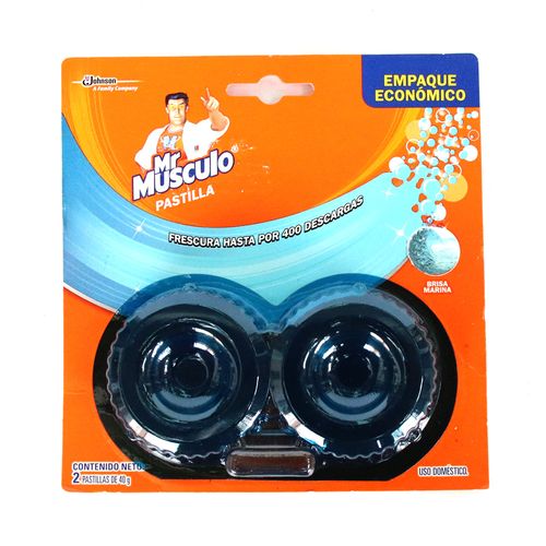 MR MUSCULO TANK BLUE MINI TWNPCK x 80GR