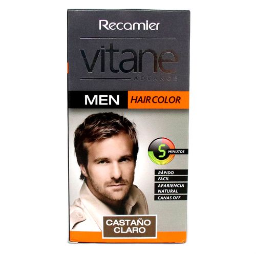 TINTE VITANE HOMBRE CASTAÑO CLARO *25GR