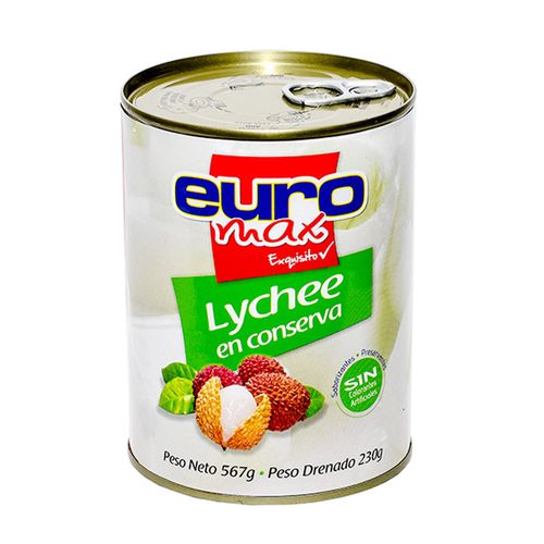 LYCHEE EN CONSERVA EUROMAX  x  567 GR