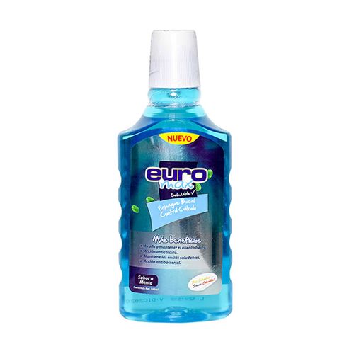 ENJUAGUE BUCAL CONTROL CAL EUROMAX*500ML