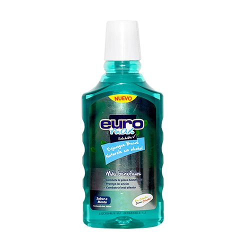 ENJUAGUE BUCAL NATURAL  EUROMAX  x 500ML