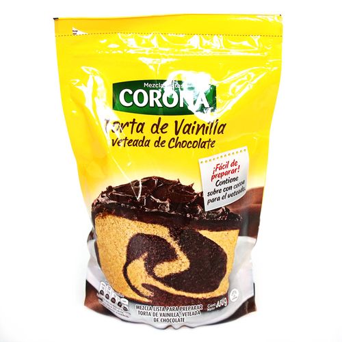 MEZCA TORTA VAINILLA CORONA x 450GR