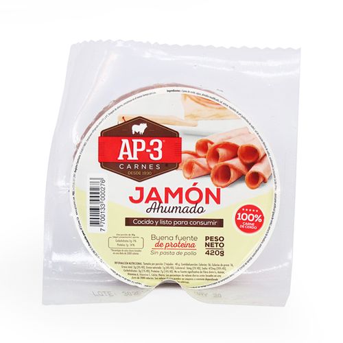 JAMON AHUMADO SANDUCHE AP3 x 420GR