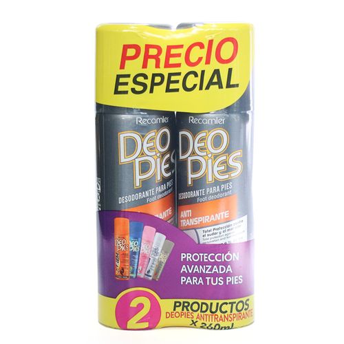 DEOPIES ANTITRANSPIRANTE  x 260ML X2UNDS