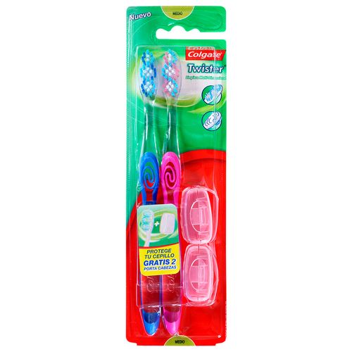 CEPILLO TWISTER  COLGATE*2UND+CABECITAS