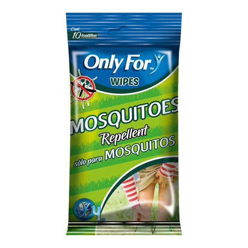 TOALLAS REPELENTE MOSQUITO ONLY FORx10UN