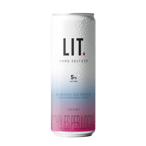 LIT HARD SELTZER ARANDANO-CEREZA *355ML