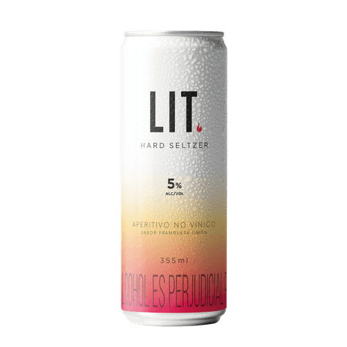 LIT HARD SELTZER FRAMBUESA-LIMON *355ML