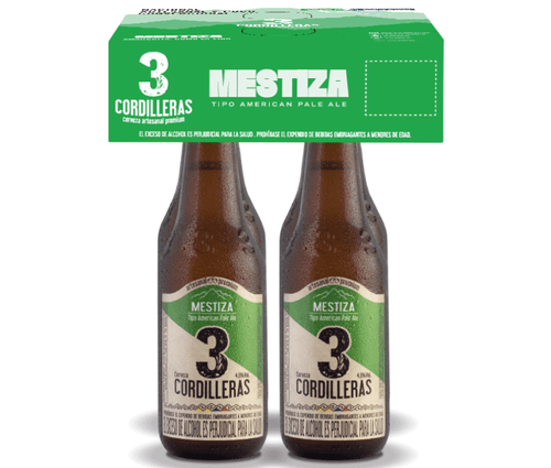 CERVEZA 3 CORDILLERAS MESTIZA 4UN*330ML