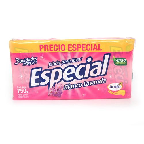 JABON ESPECIAL BLANCO  JIRAFAX 3U 750 GR