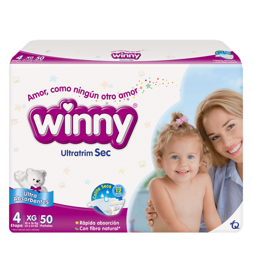 PAÑAL ETAPA 4 ULTRA SEC WINNY*50UN