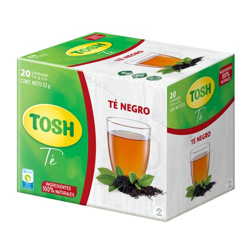 TE TOSH NEGRO 20UND*32GR