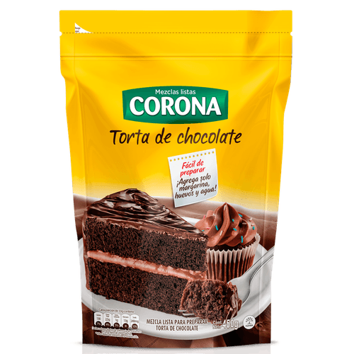 MEZCA TORTA CHOCOLATE CORONA x 450GR