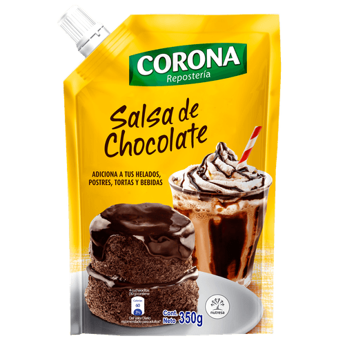 SALSA CHOCOLATE CORONA  x 350GR