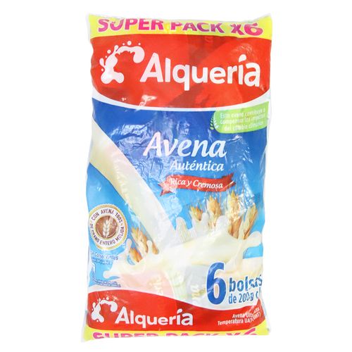 AVENA AUTENT BOLSA ALQUERIA *200ML*6UND