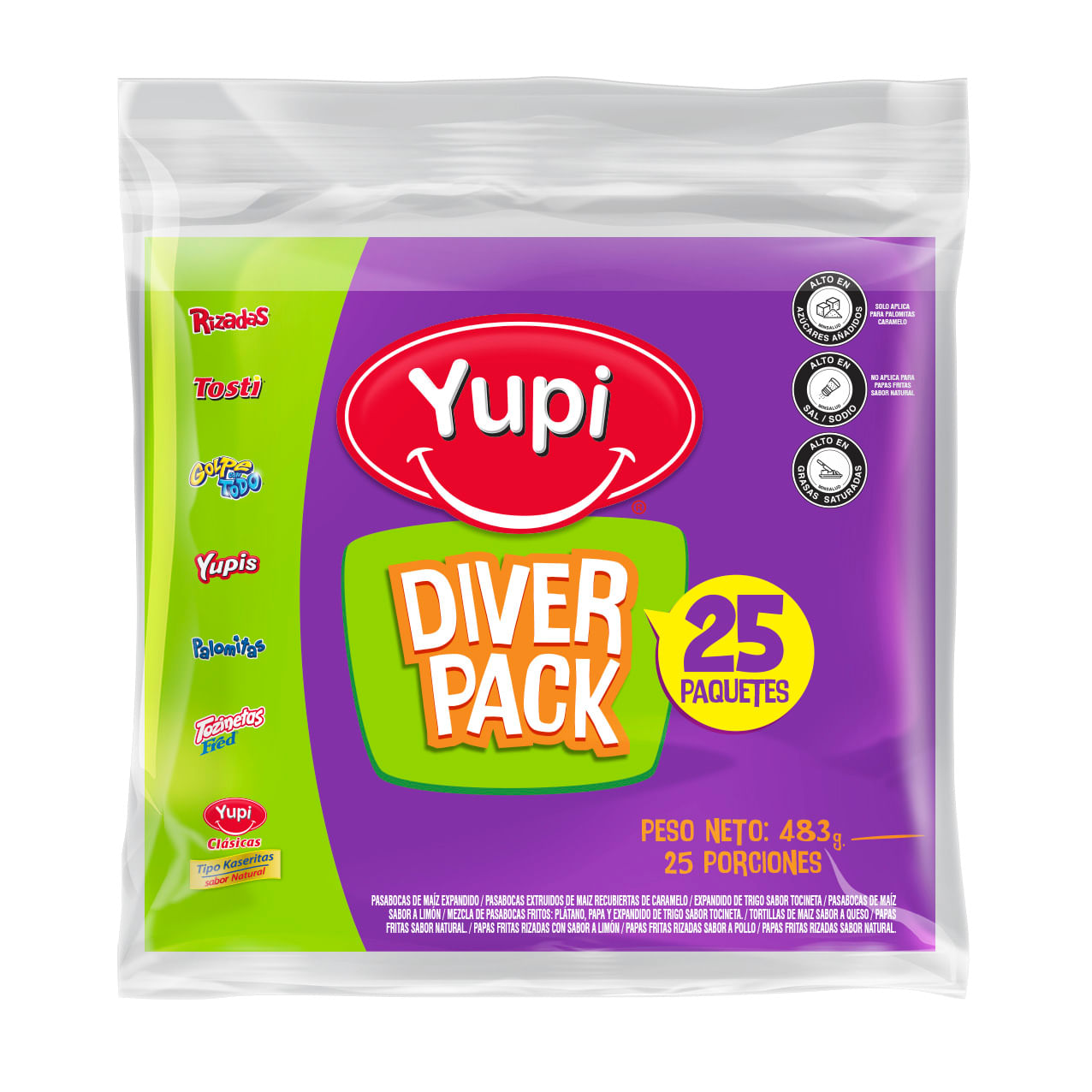 YUPI Tosti Arepa Sabor Queso y Mantequilla 28 gr. - India