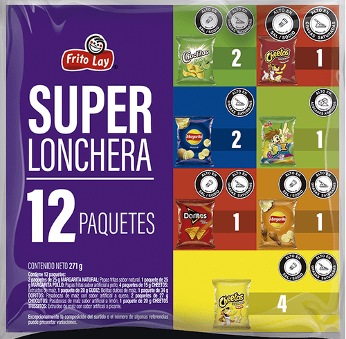 LONCHERA FRITOLAY SUPER SURTIDA*12UND