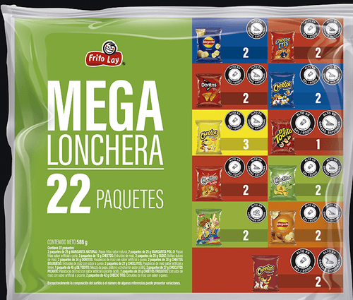 LONCHERA FRITOLAY MEGA SURTIDA*22UND