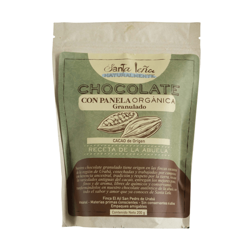 CHOCOLATE SANTALEÑA GRANULADO PANE*200GR