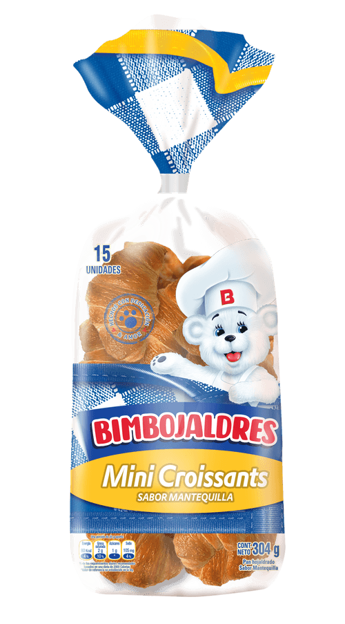 MINI CROISSANT BIMBO MANTEQUILLA*304GR