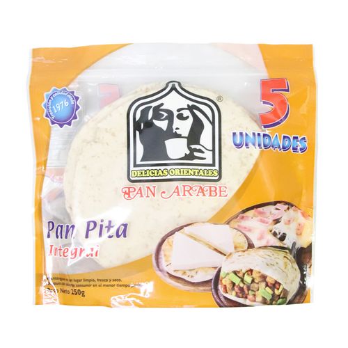 PAN ARABE INTEGRAL X5UNDS  x 250GR