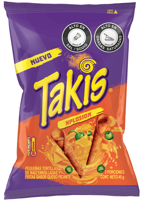 PASABOCAS TAKIS XPLOSION*45GR