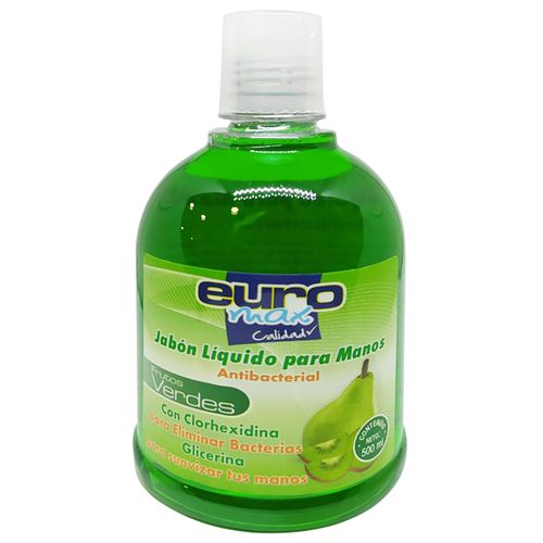 JABON LIQ FRUTO VERDE EUROMAX  x 500ML