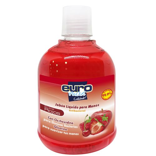 JABON LIQ FRUTOS ROJOS EUROMAX  x 500ML