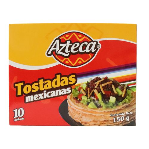 TOSTADA  x 10U AZTECA