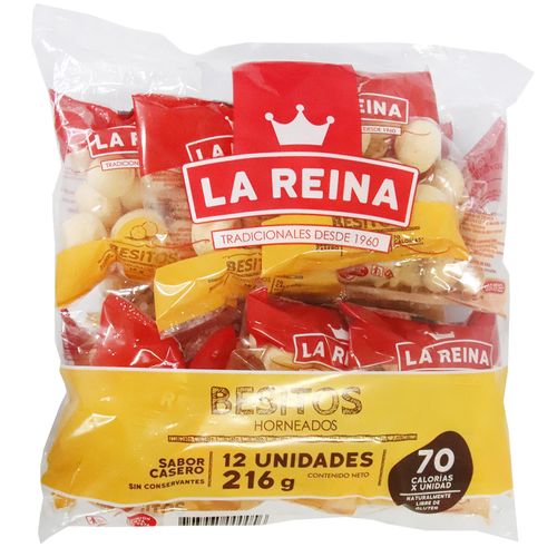 LR BESITOS LA REINA *12 U *18 GR