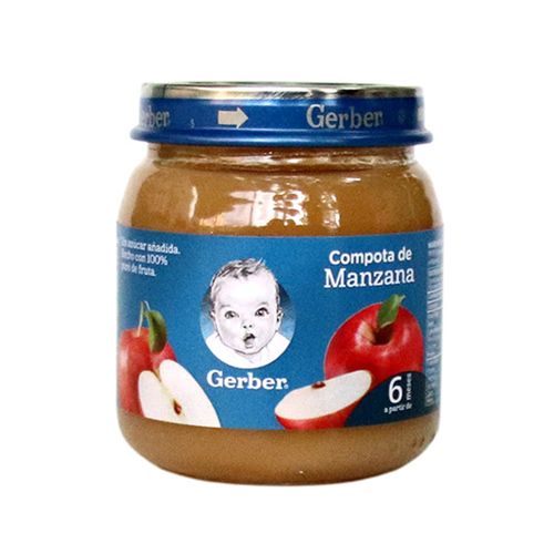COMPOTA MANZANA GERBER  x 113GR