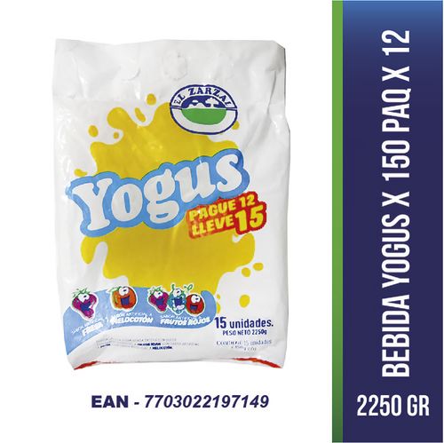 YOGUS ZARZAL 12*15*150ML