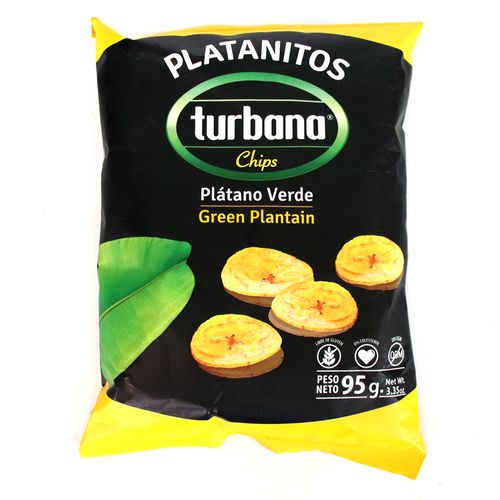 PLATANITOS TURBANA NATURAL  x 95 GR