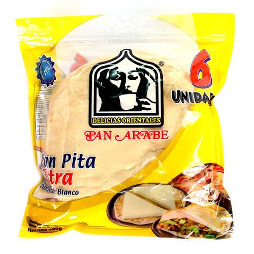 PAN ARABE EXTRA 6UND 600gr