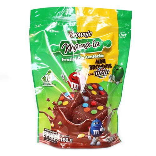 MINI BROWNIE MAMA IA CON M&M  x 180GR