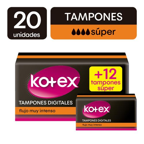 TAMPON KOTEX  SUPER  x  32 UND
