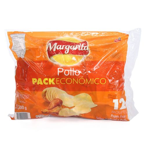 PAPA MARGARITA POLLO 12 UND  x  25 gr